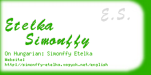 etelka simonffy business card